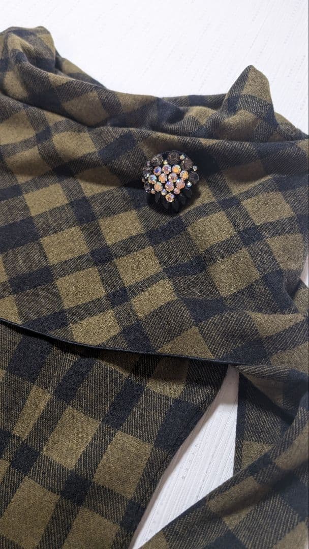 美品 GUCCI グッチ ワンピース ウール長袖 チェック Sの通販はau PAY