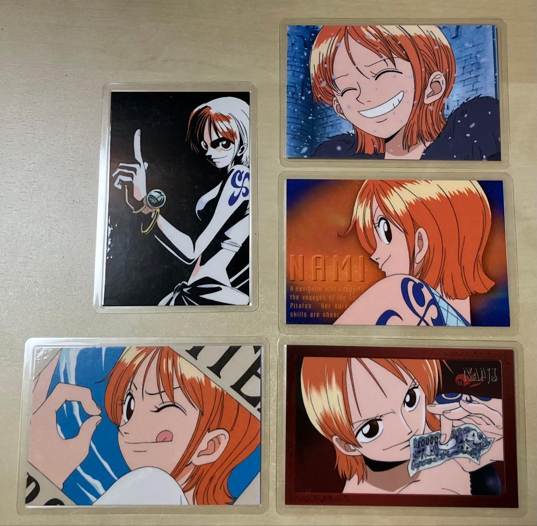 超貴重 希少 ワンピース ONE PIECE ナミ ラミネートカード 5枚 - メルカリ