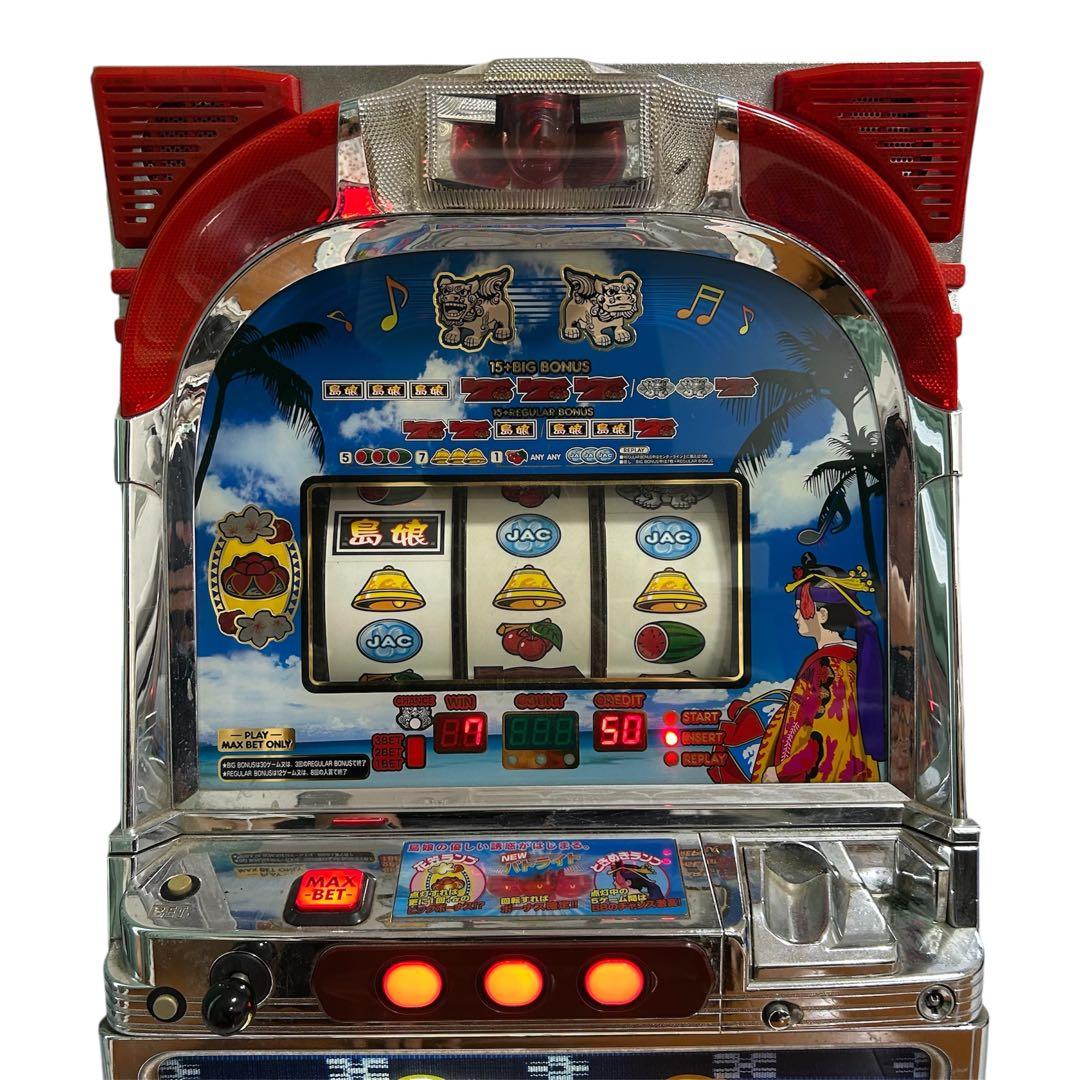 パチスロ実機】オリンピア島娘30 コイン不要機 4号機 レア 人気台 沖