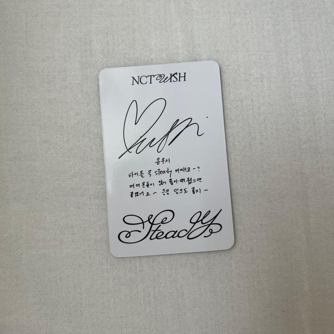 NCT WISH ユウシ サイン入りトレカ - メルカリ