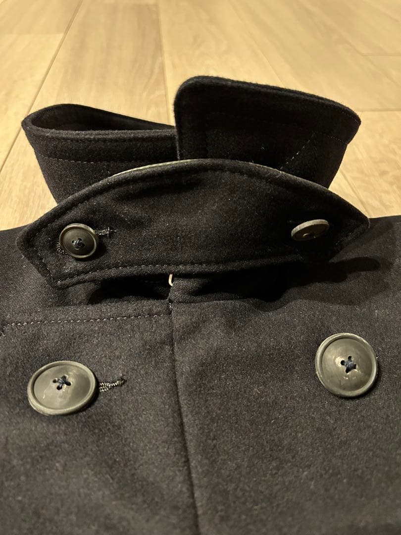 【ほぼ未使用】お値下げ中！ナイジェルケーボン 《ロングPコート》ダークネイビー