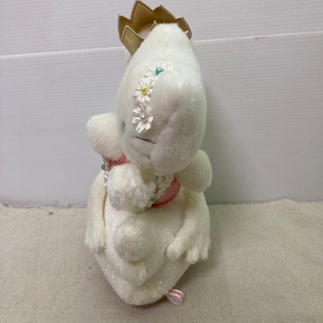 タグ付き】ハローキティ ぬいぐるみ M スワン 25周年 サンリオ Kitty