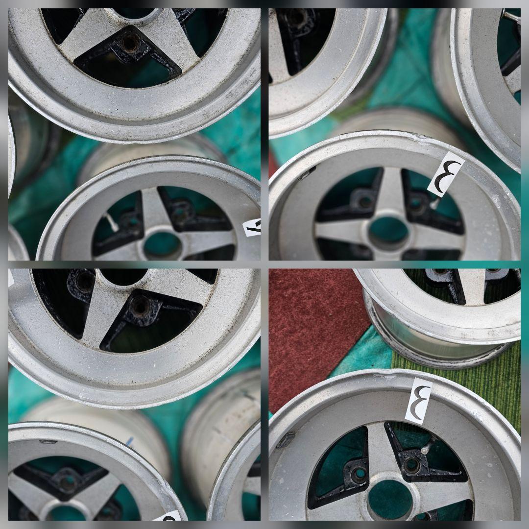 深リム WORK Equipホイール13インチ6.5j+12 7.5j+8