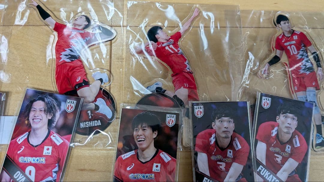 モバガチャ　石川祐希　高橋健太郎　西田有志　富田将馬　深津旭弘　アクスタ