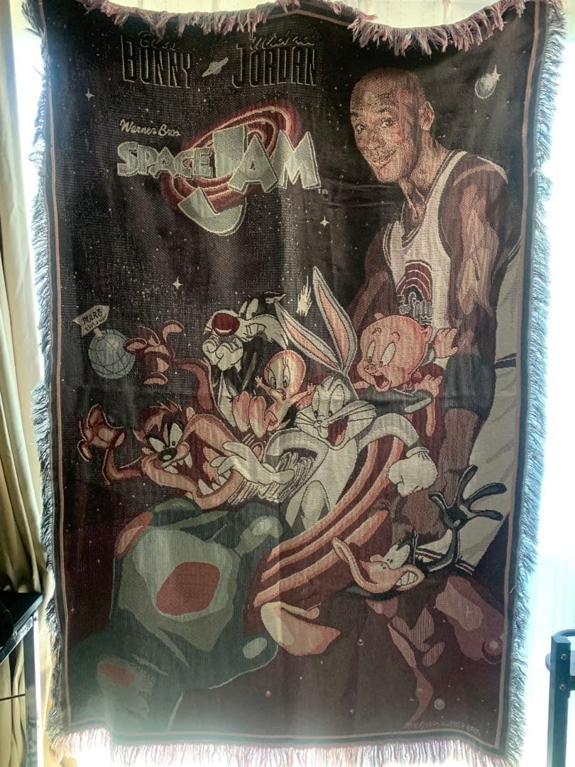【and】スペースジャム マイケル・ジョーダン ブランケット Space Jam Blanket | eBay