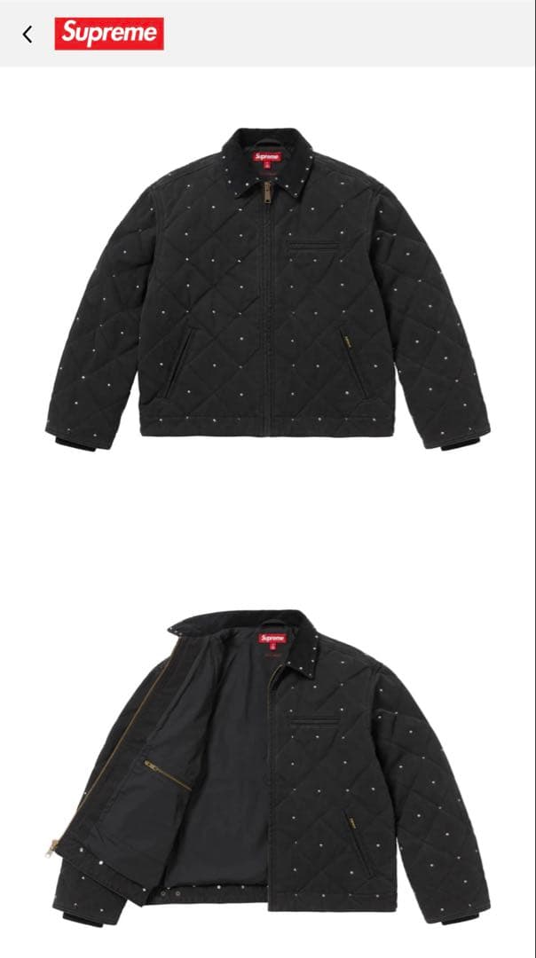 最終値下げ‼️新品‼️Supreme b.b. Simon Quilted Work - メルカリ