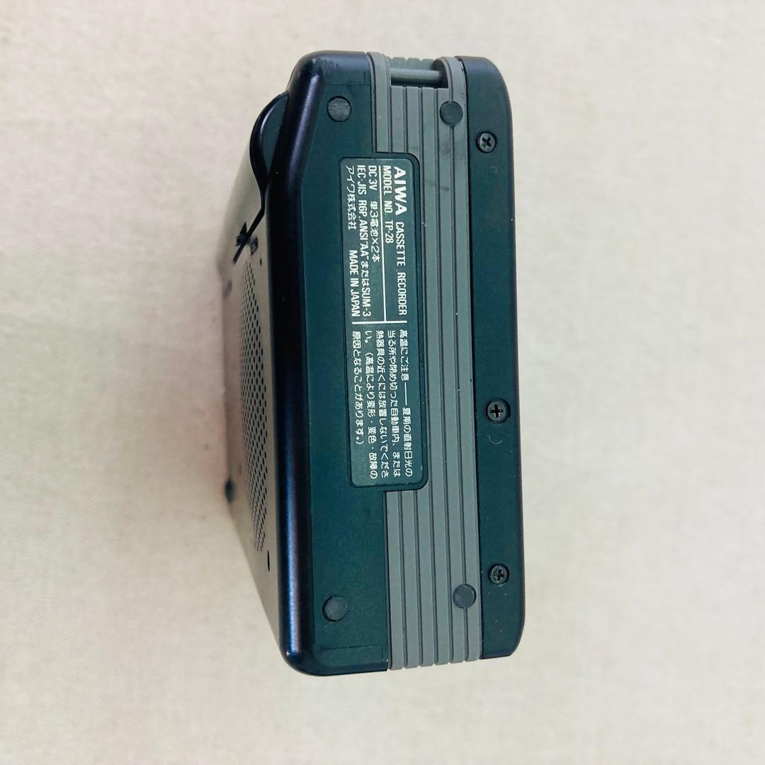 当時物/ AIWA アイワ TP-28 カセットテープレコーダー オートリバース