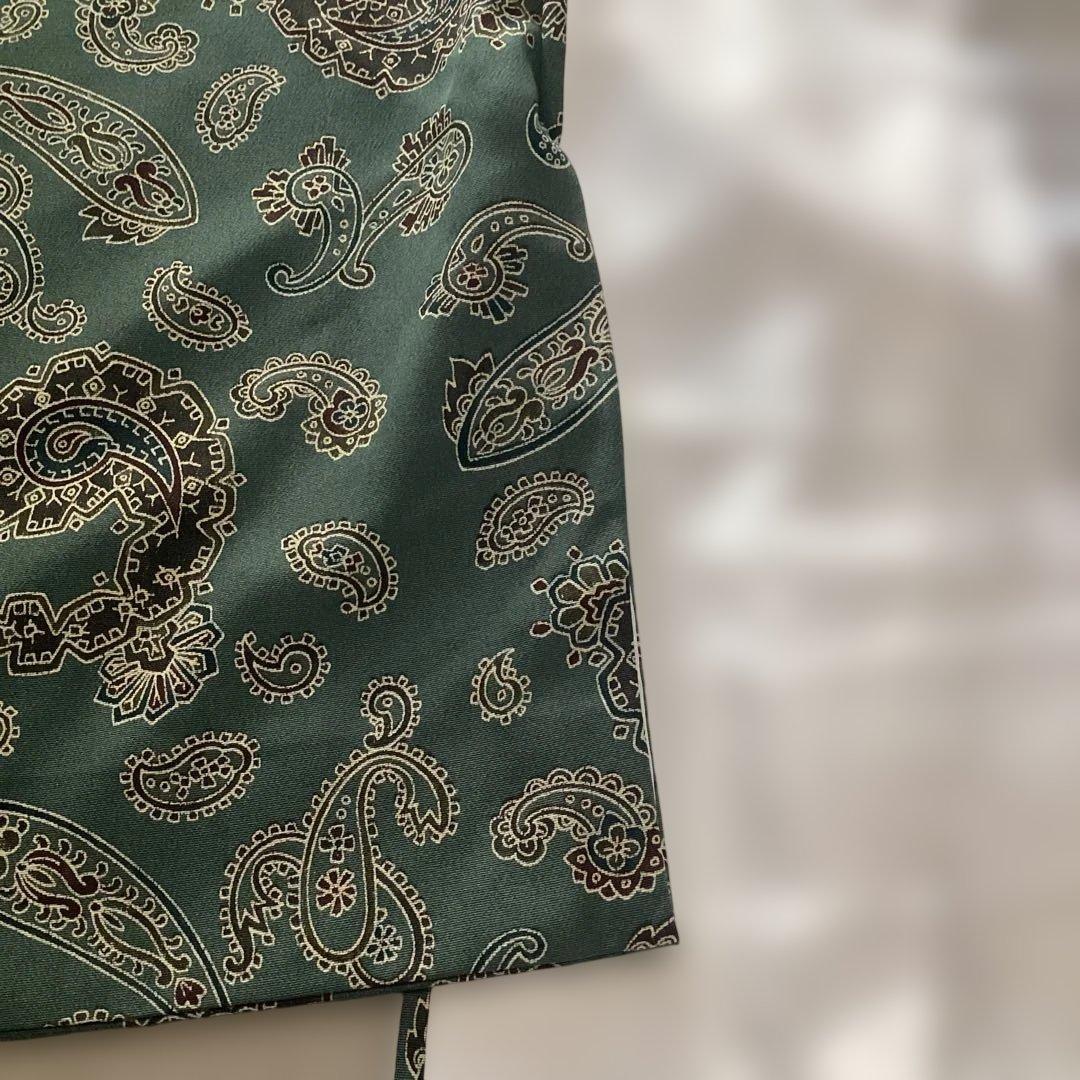 ほぼ未使用品 大変レアなペイズリー柄の袷小紋 個性的な着こなし