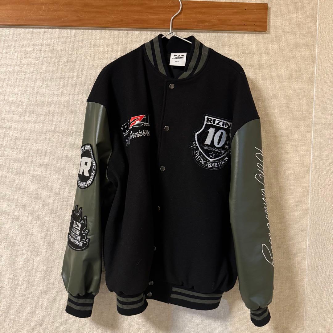 RIZIN 10周年 スタジャン バーシティジャケット - メルカリ