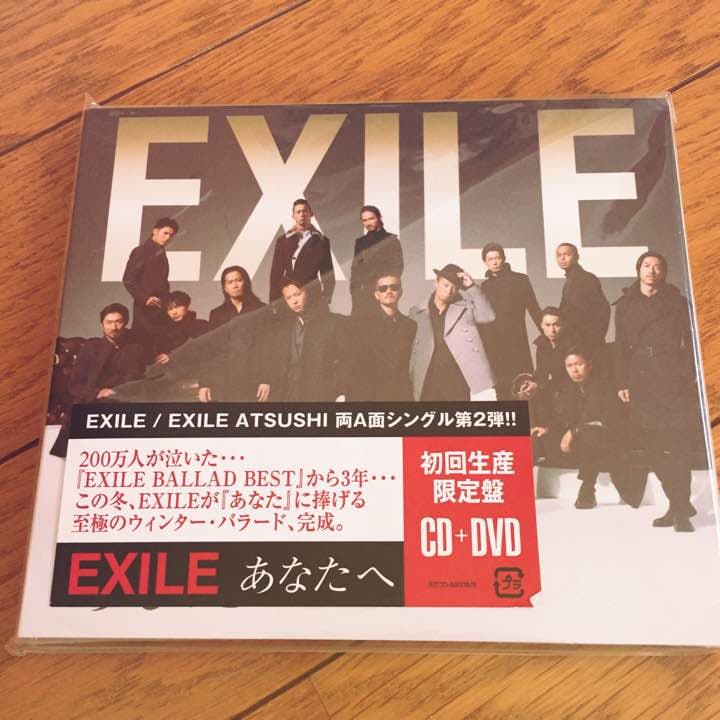 EXILE,ATSUSHI 両面シングル DVD付き 初回限定品 - メルカリ