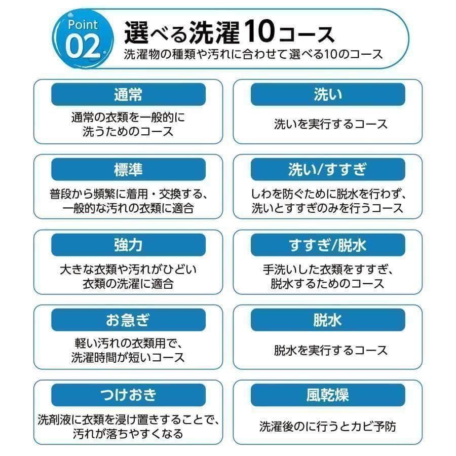 中古 全自動洗濯機 5.5kg 縦型洗濯機 乾燥機能 コンパクト 小型 ホワイト