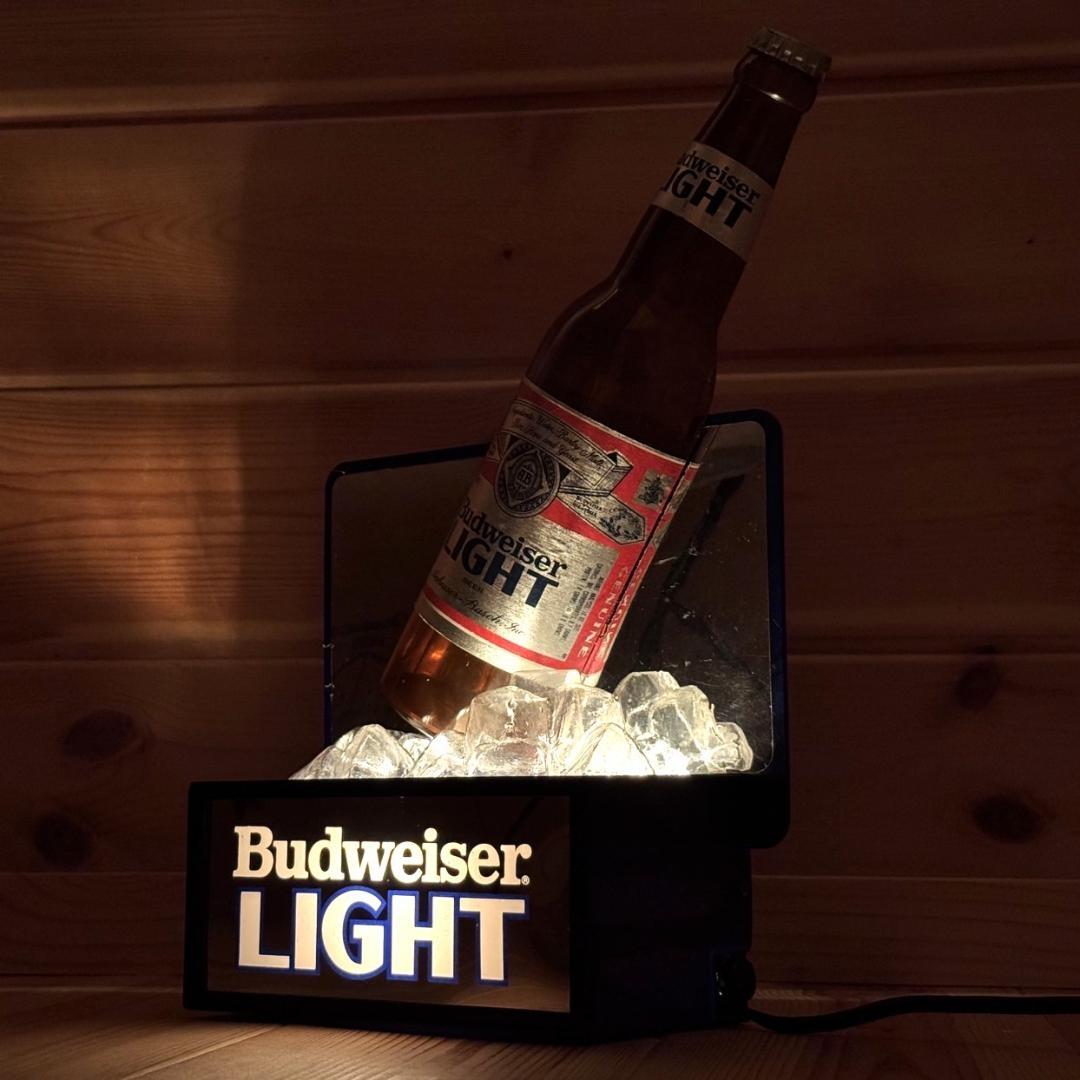 Budweiser Light ライトサイン バドワイザー ライト ビンテージ - メルカリ