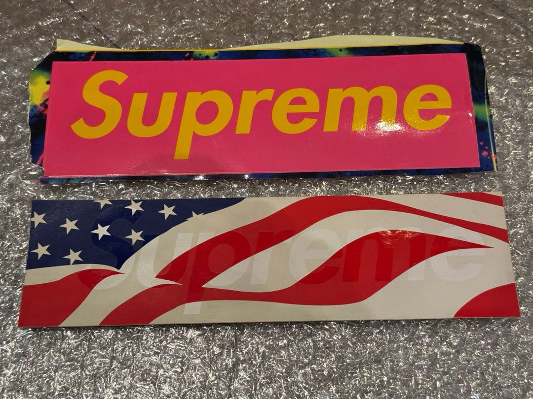 Supreme Box Logo ステッカー パトリオット　本物保証　オマケ付 Supreme（シュプリーム） Box Logo Sticker ボックスロゴステッカー