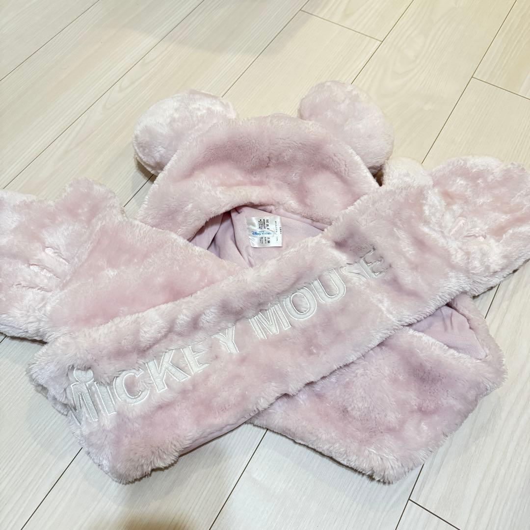 ディズニーファンキャップ マフラー（ピンク・ブルー）