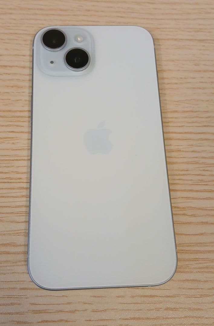 【美品】iPhone15 128GB ブルー　SIMフリー iPhone 15 128GB - ブルー（SIMフリー）[整備済製品] - Apple（日本）