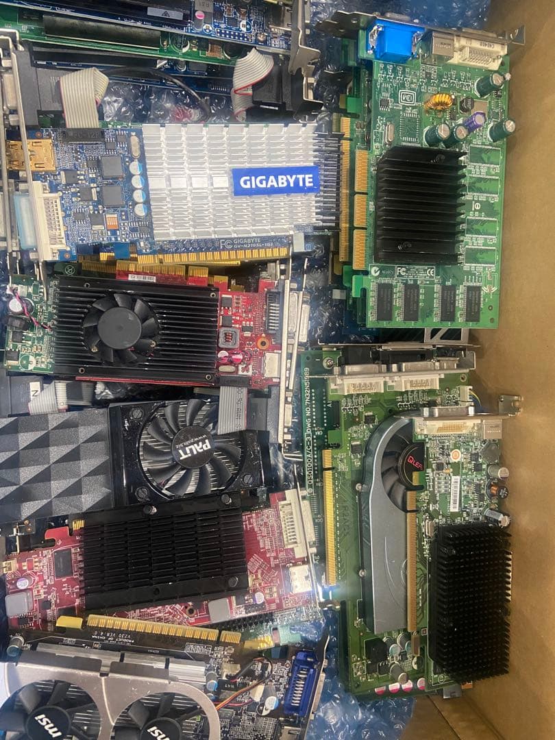 都市鉱山 部品取り 貴金属抽出用 グラフィックカード45枚ぐらい合計