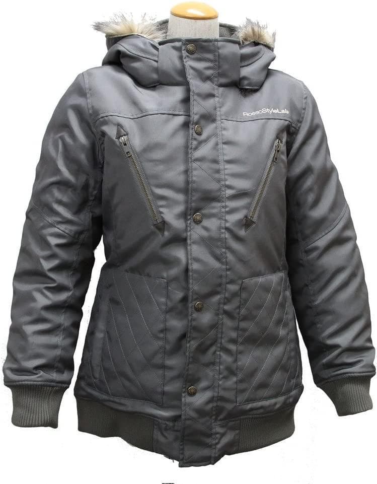 【特★62％引】ロッソROJ-956チャコール（M）ナイロンウィンタージャケット 特☆62％引】ロッソROJ-956チャコール（M）ナイロンウィンター