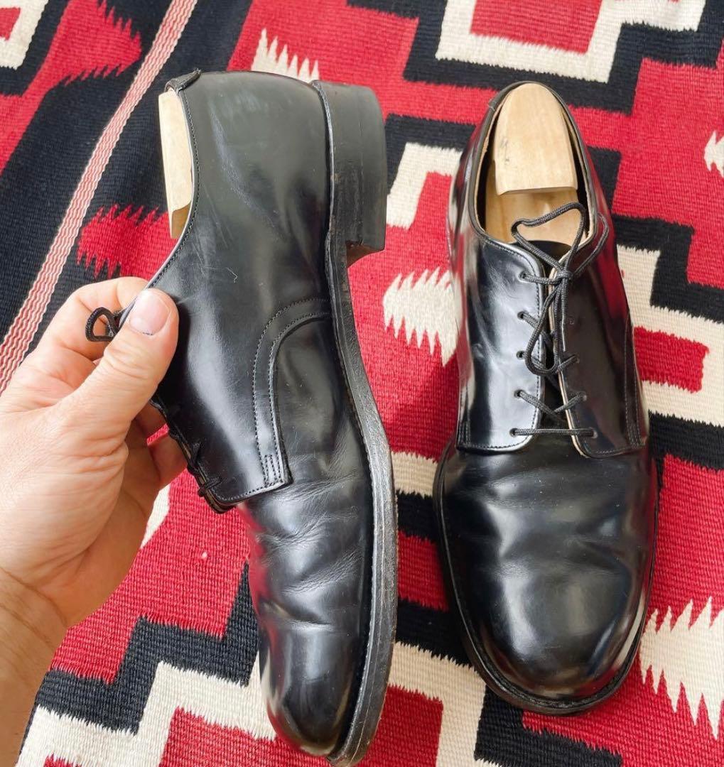 希少70s US NAVY サービスシューズ 1974年ヴィンテージ - メルカリ