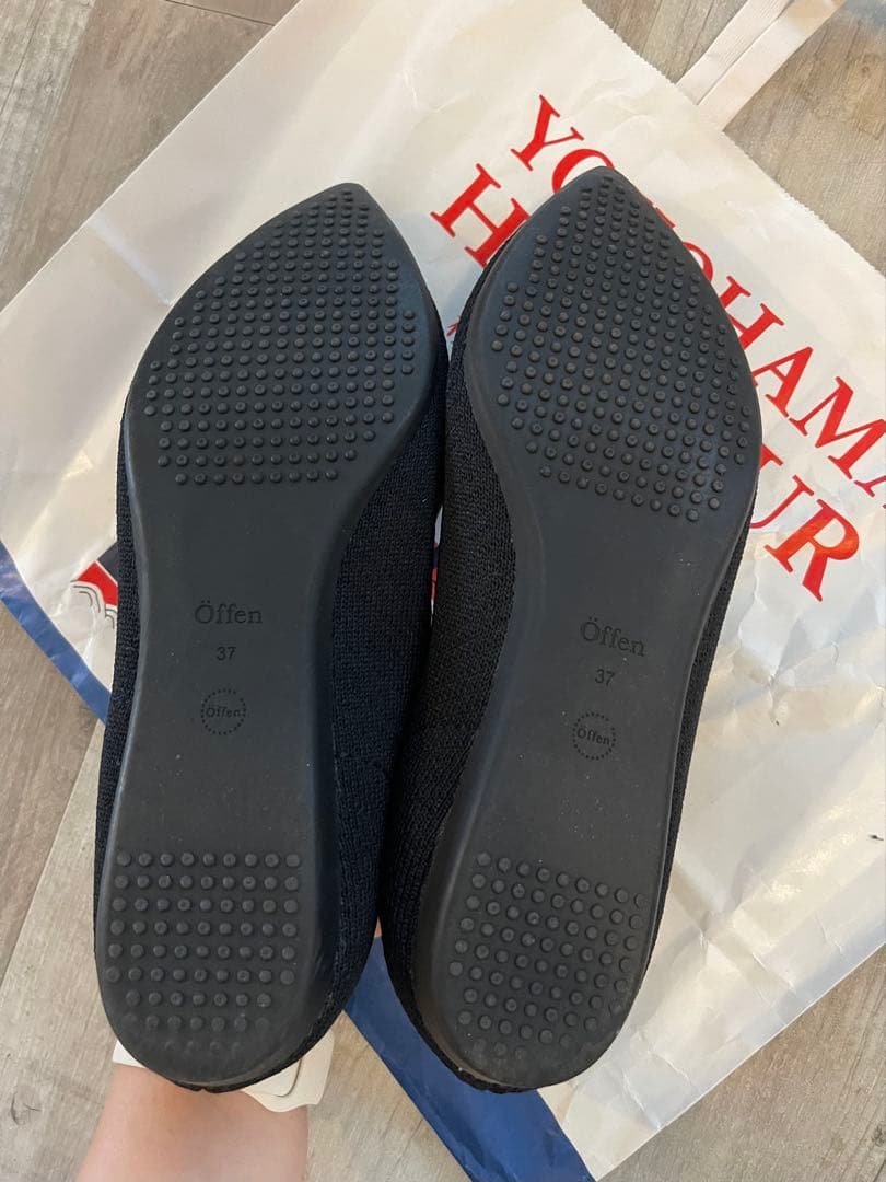 Lynn様 【美品】Offen / Pointed-RUBAN 黒 サイズ37