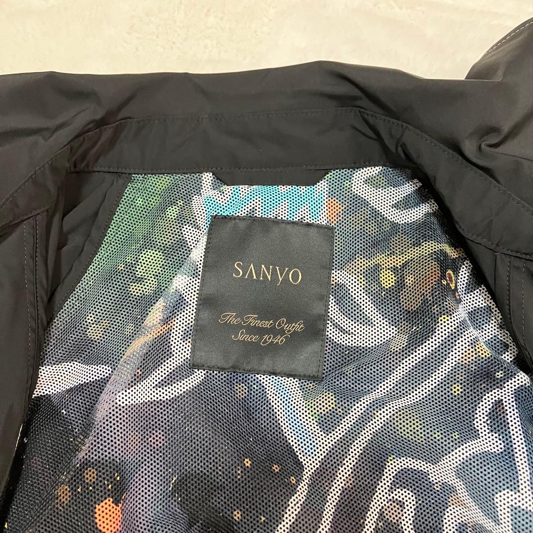 サンヨー ヤンチェオンテンバール 香取慎吾 2019SS レインコート 黒 38