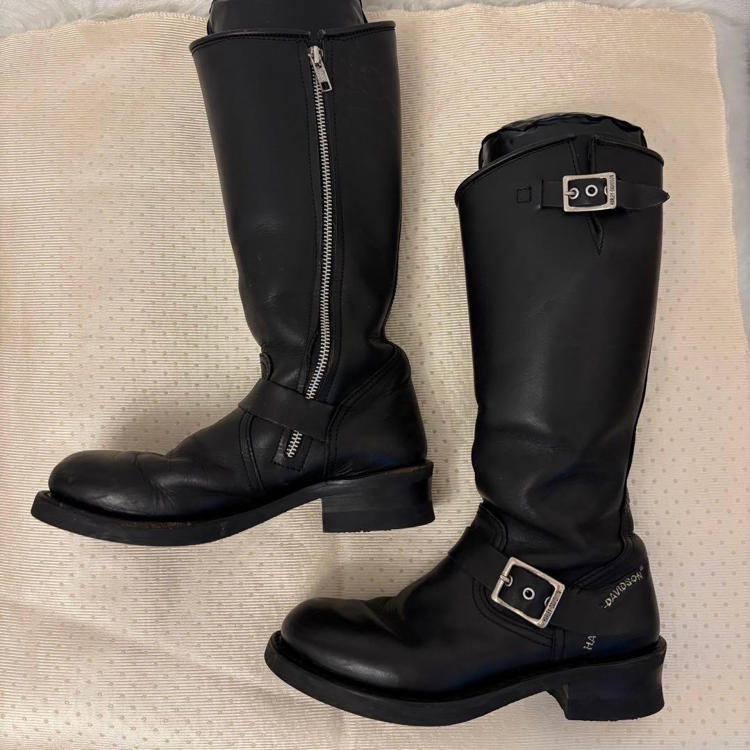 ハーレーダビッドソン エンジニアブーツ ブラック 38(24~24.5cm)