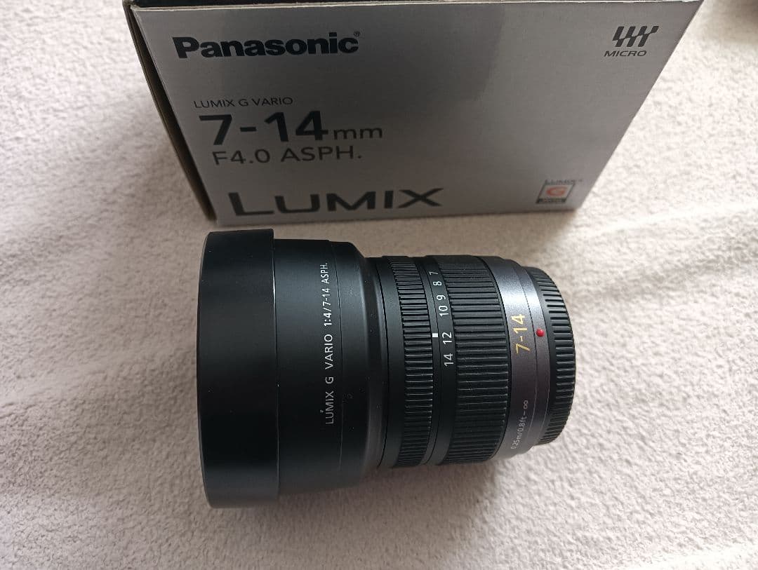LUMIX G VARIO 7-14mm F4.0 ASPH　美品　パナソニック Panasonic LUMIX G Series 7-14mm F4.0 VARIO Lens - H-F007014