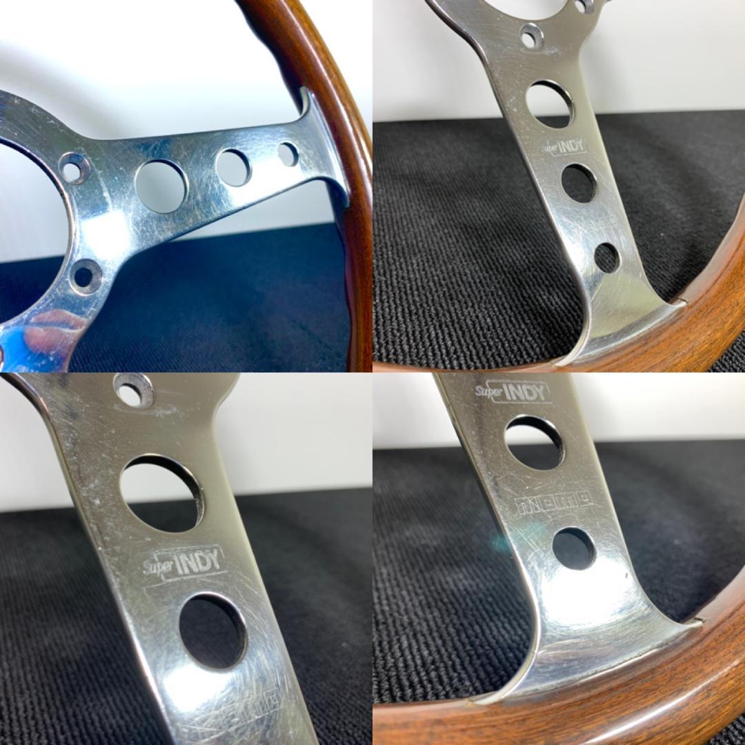 MOMO スーパーインディ ウッドステアリング 34パイ 92年製 モモ - メルカリ