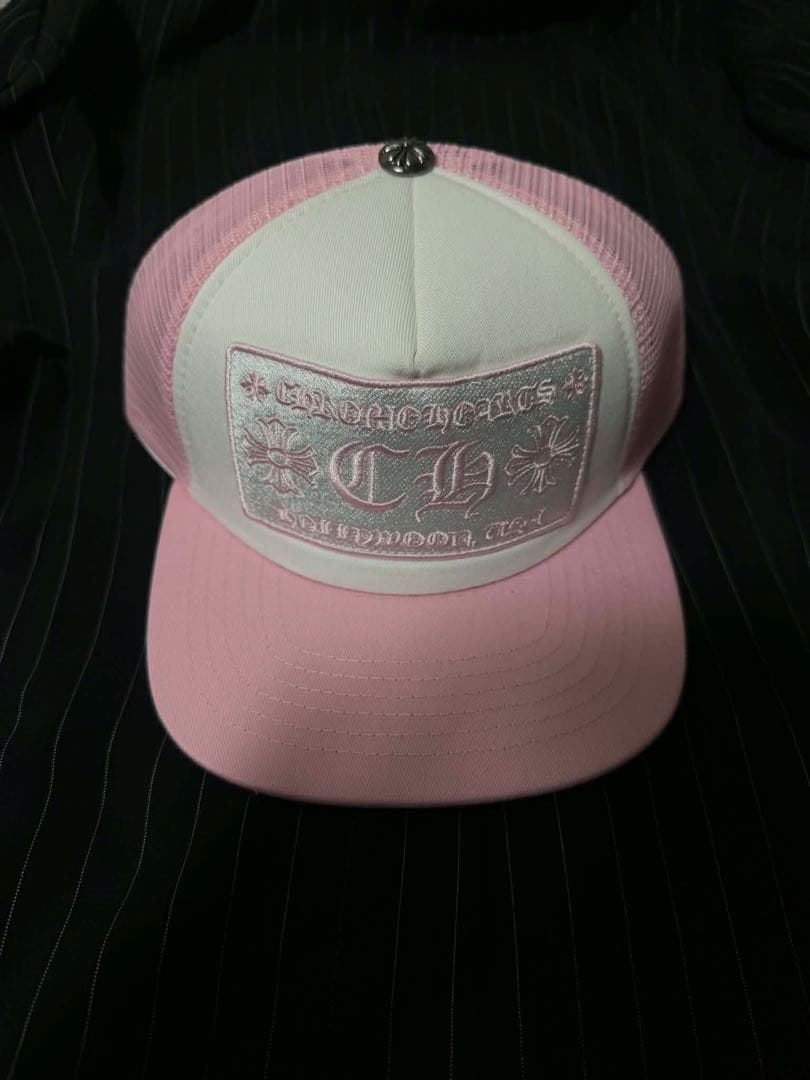 Chrome Hearts トラッカーキャップ ピンク/ホワイト 楽天市場】クロムハーツ トラッカーキャップ クロス ピンク／白 : SKYTREK