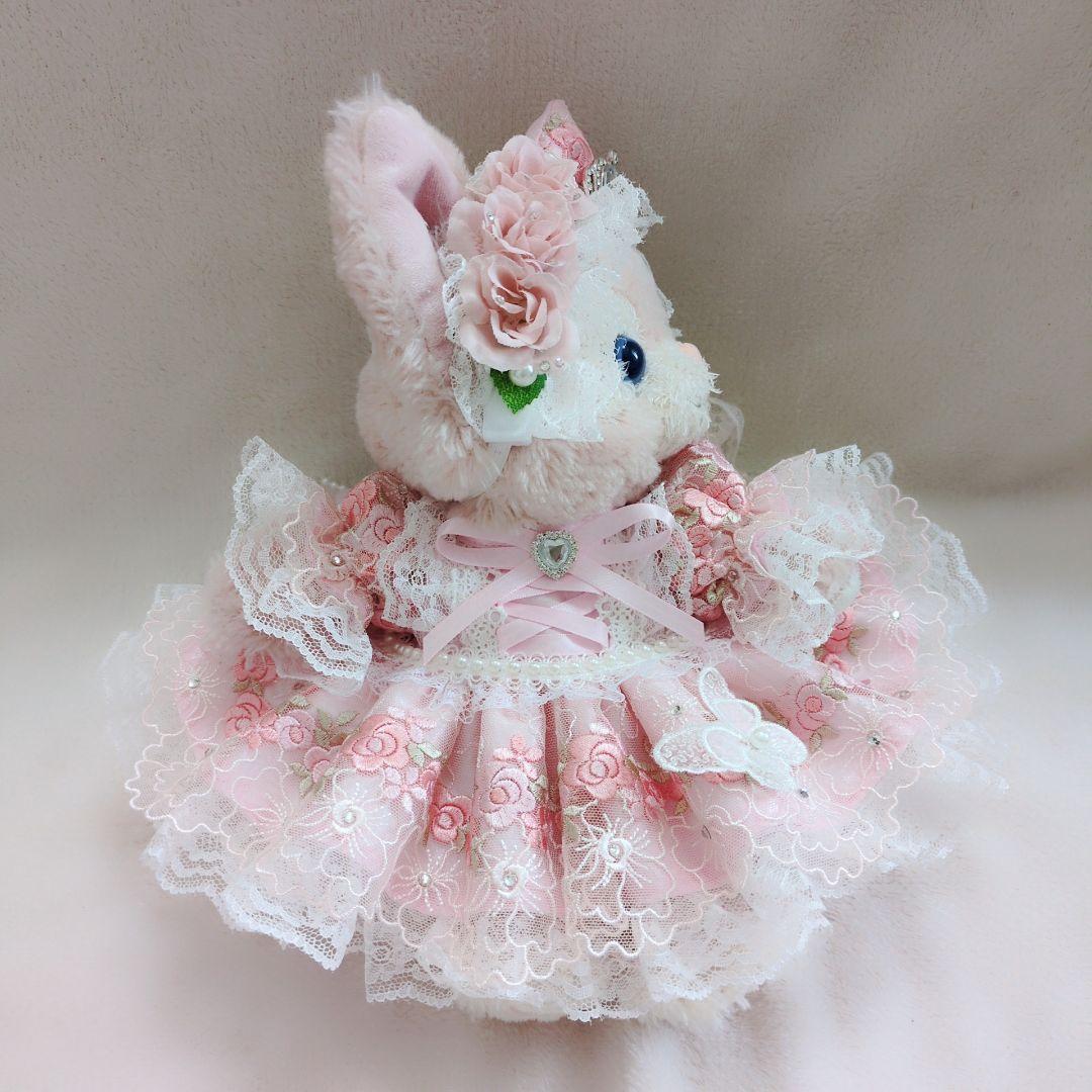 リーナベルコスチューム ショルダーバック用等 小薔薇のピンク系コス