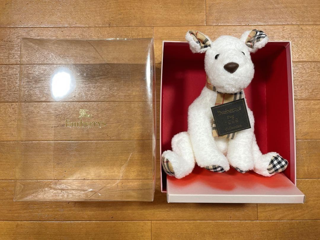 BURBERRY バーバリー 犬 ぬいぐるみ マフラー ノバチェック 1999
