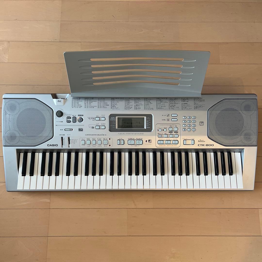 送料込み完動品】 CASIO カシオ キーボード 電子ピアノ CTK-800 - メルカリ