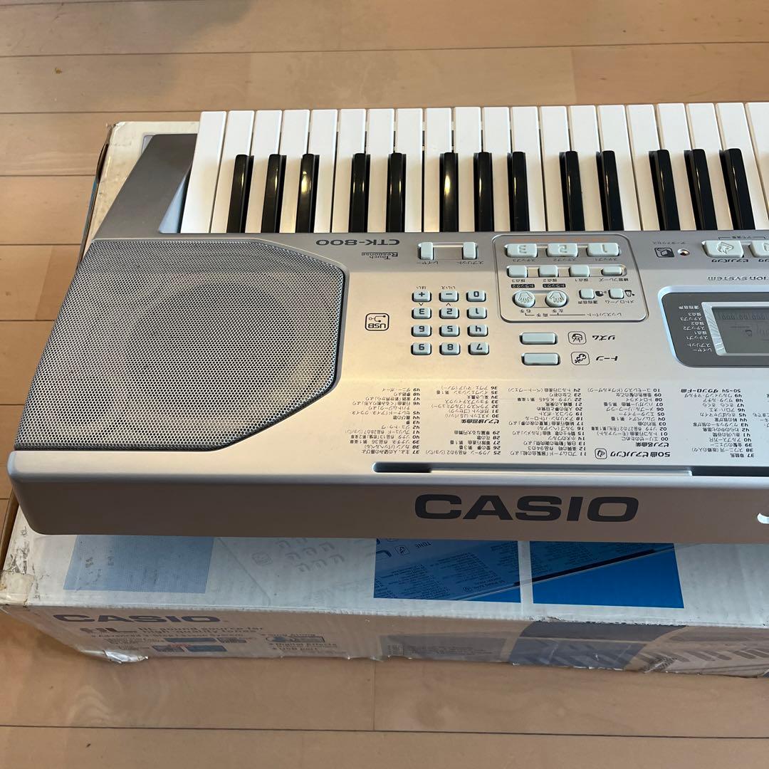 送料込み完動品】 CASIO カシオ キーボード 電子ピアノ CTK-800 - メルカリ