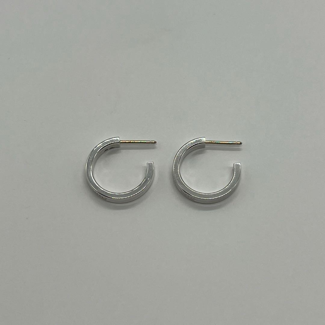 ティファニー TIFFANY 1837 ナローフープピアス スモール Ag925 - メルカリ
