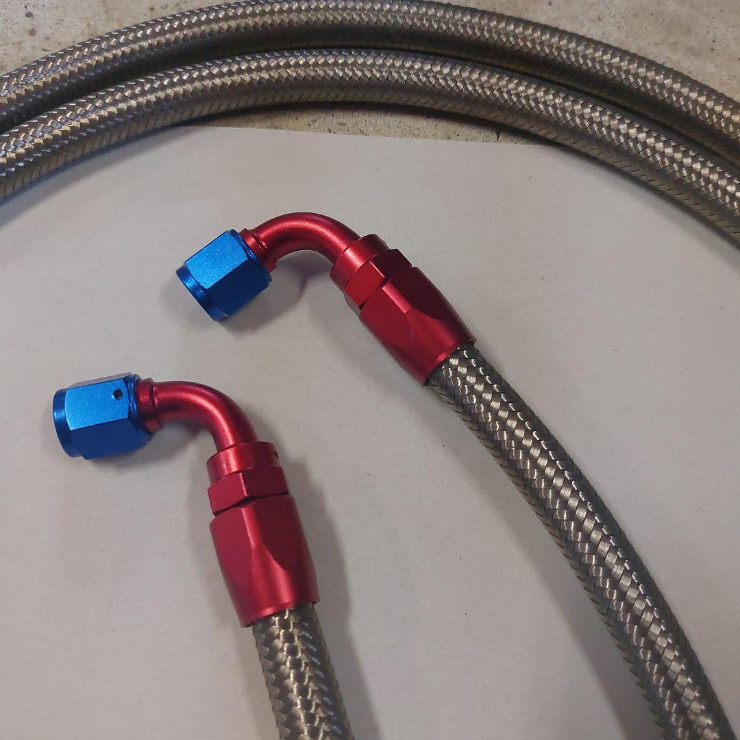 ゼファー400/550 オイルクーラーホース 新品サーモスタット 取り出し口