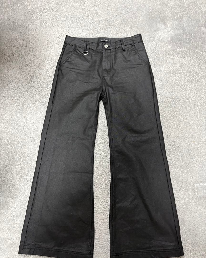 asapmode Stacked Oil Coating Pants