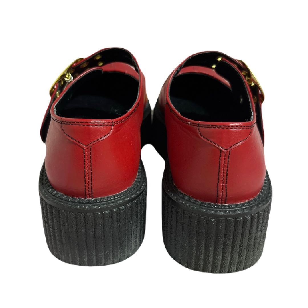 ꒰ঌ໒꒱YOSUKE 厚底メリージェーン ローファーrock punk y2k