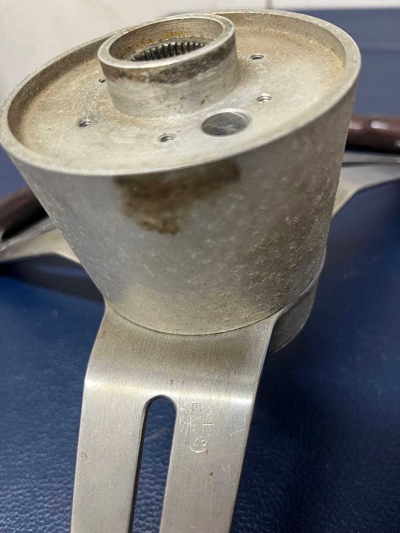 希少 VW フォルクスワーゲンウッドステアリング40cmウォルフスブルク