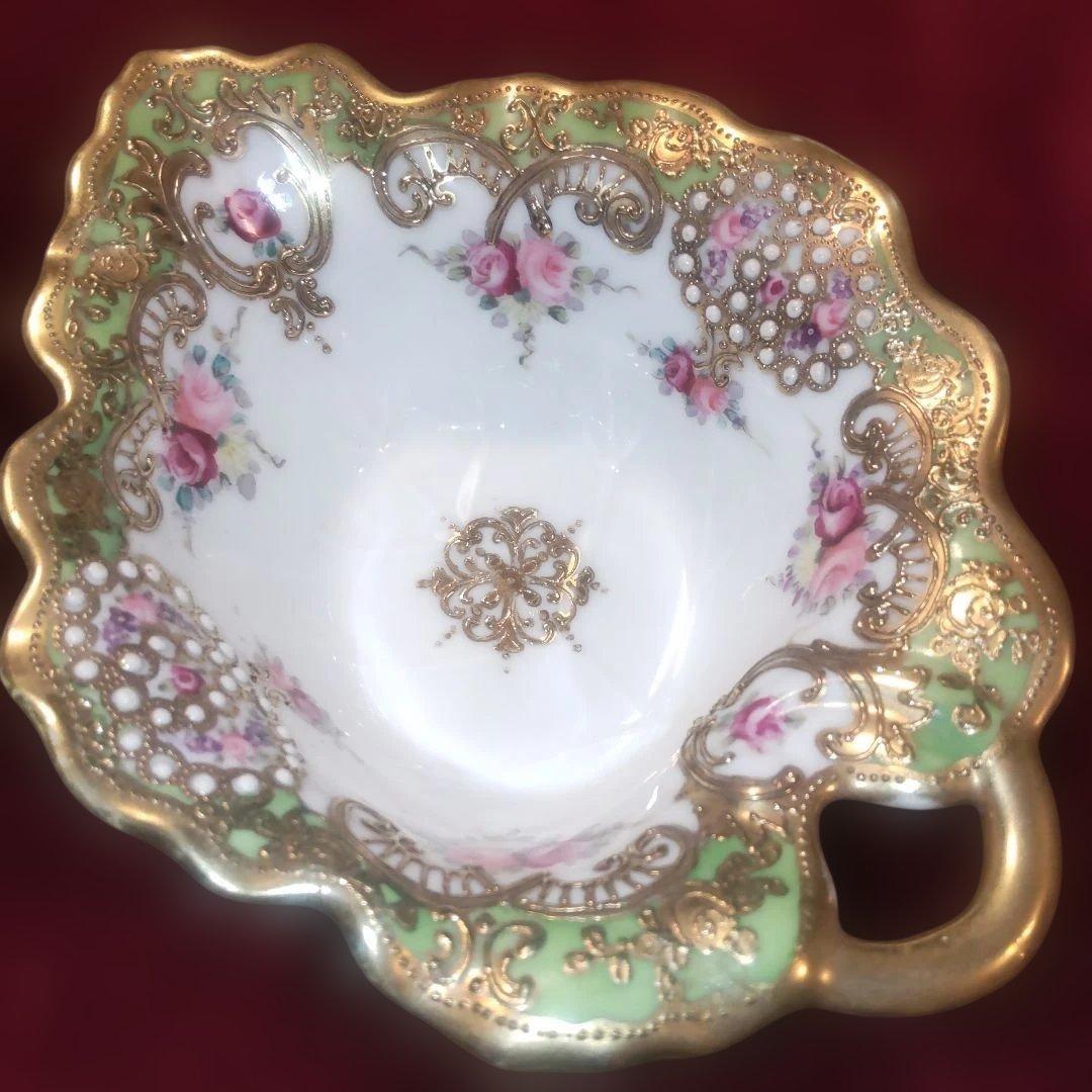 特価 オールドノリタケ RC薔薇の花に金盛り装飾のボウル - メルカリ