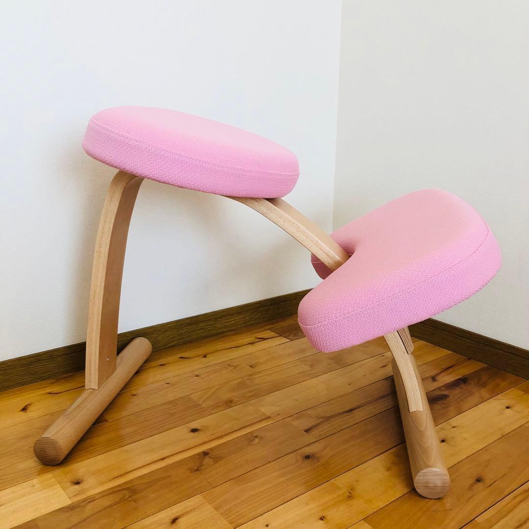 バランスチェア バランスイージー 桜 ピンク サカモトハウス製(現