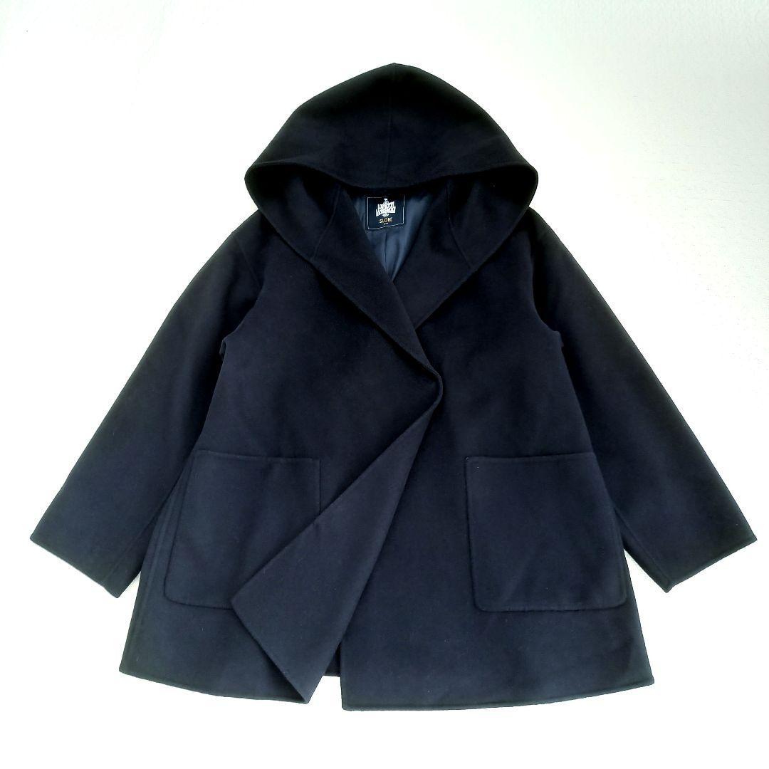 スローブイエナ ハミルトンダブルフェイスフードコート ウールリバー