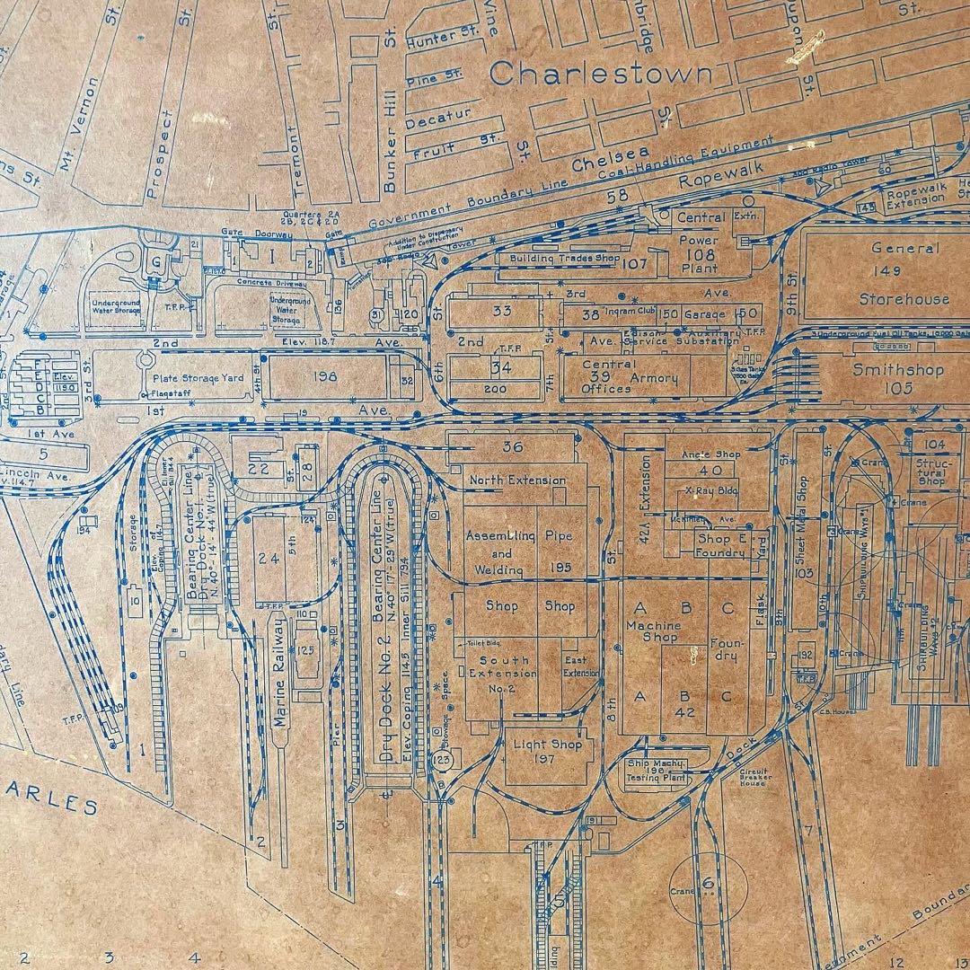 アメリカンビンテージ雑貨 古地図 USNAVY ブロカント 古道具 アンティーク