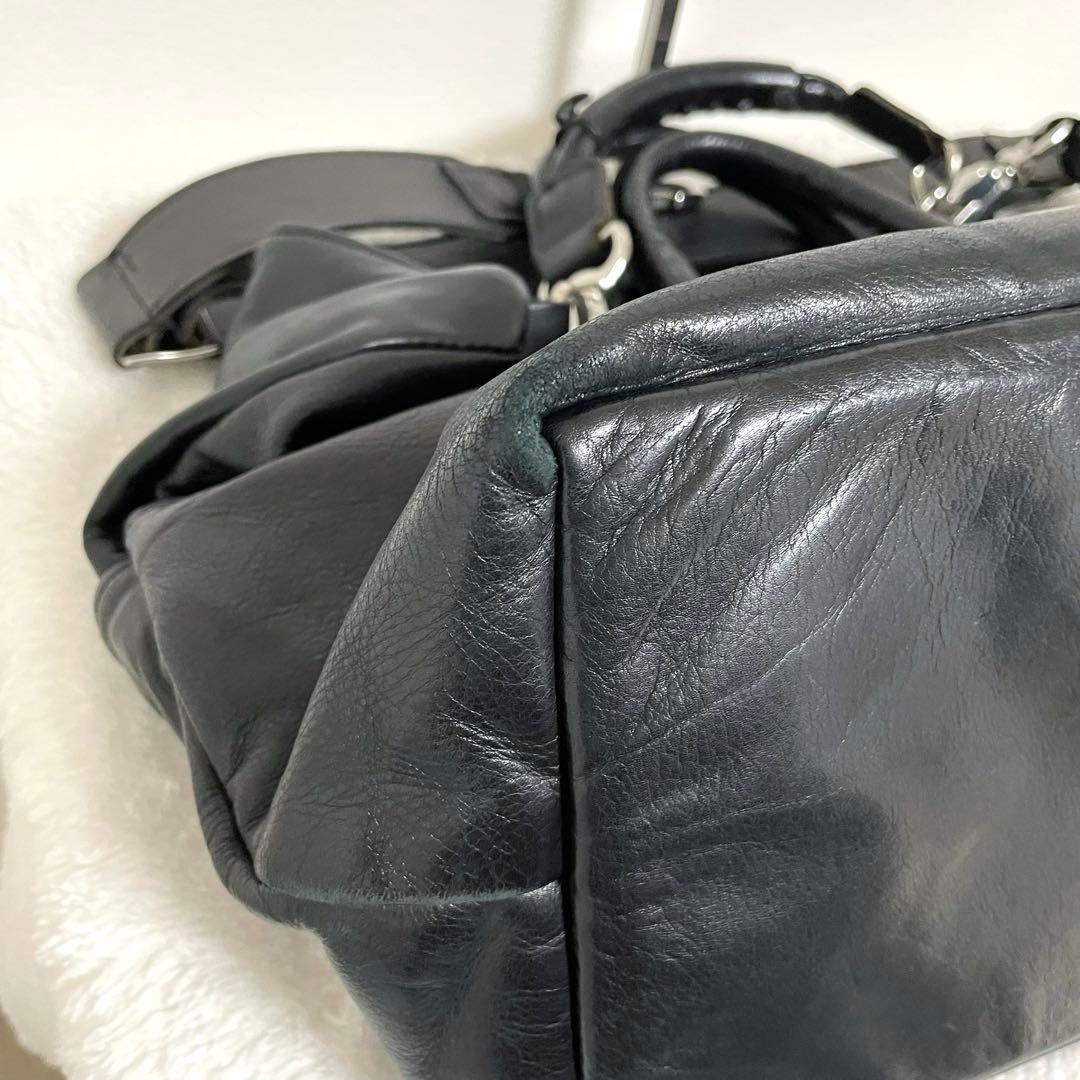 Jas M.B. 80% WINGS TRAVELLERボストンバッグ ブラック