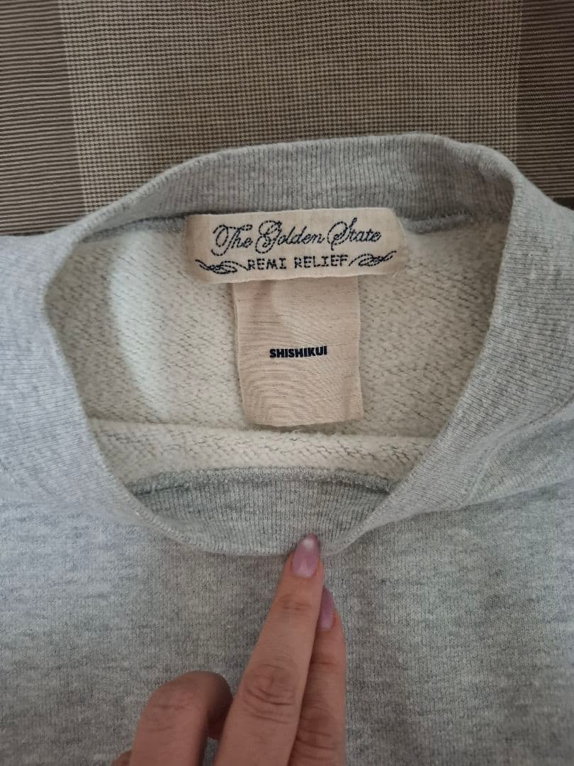 THE SHISHIKUI Brused Crew Sweat グレーxxs - メルカリ