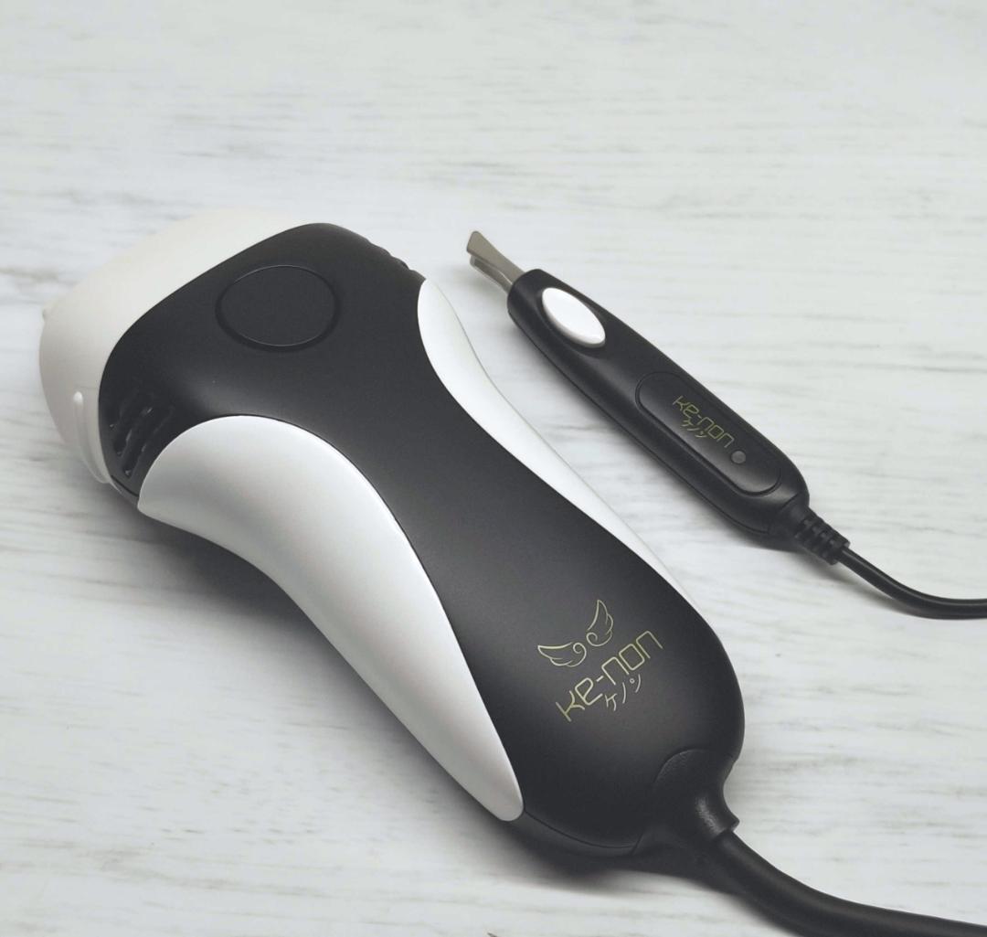 ほぼ未使用】脱毛器 ケノン Ke-non 8.4 眉毛脱毛器付 マットブラック