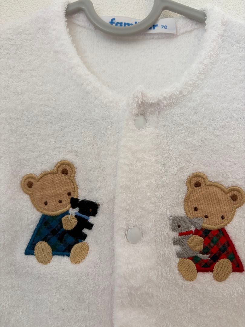 現行品】familiar ロンパース 70 - メルカリ