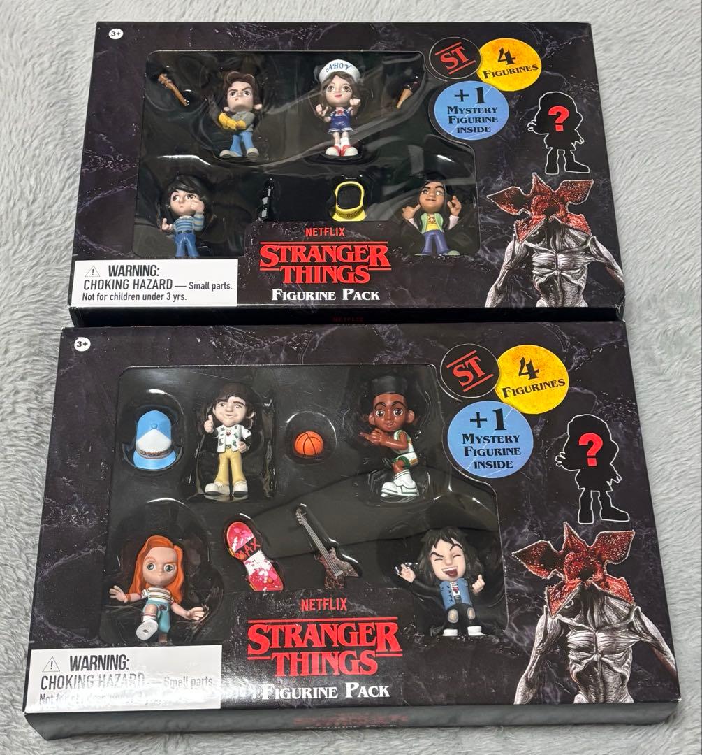 Stranger Things フィギュアパック 4体+1体　2個セット 数量限定】フィギュア 限定クラシック版(4体入り) Stranger Things