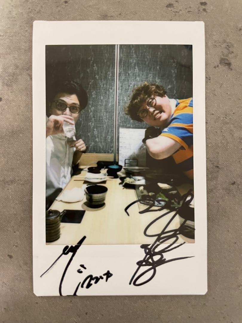 チェキ マユリカ 直筆サイン入り 中谷 坂本 - メルカリ