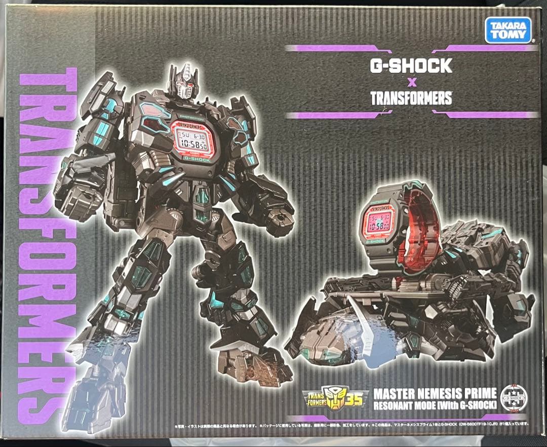 Gショック　トランスフォーマー　ネメシス Gショック×トランスフォーマー」変形モデル第2弾、悪の戦士マスター