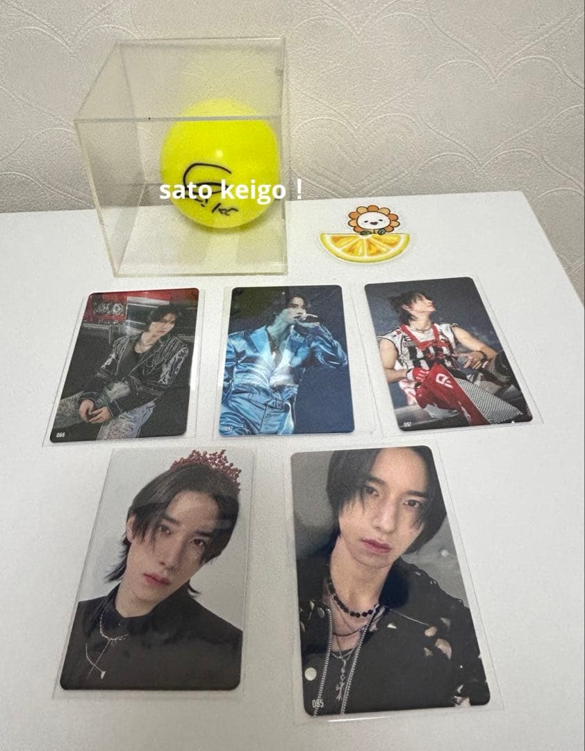 JO1 佐藤景瑚　サインボール kcon2024 JO1 佐藤景瑚 サインボール kcon2024 - メルカリ