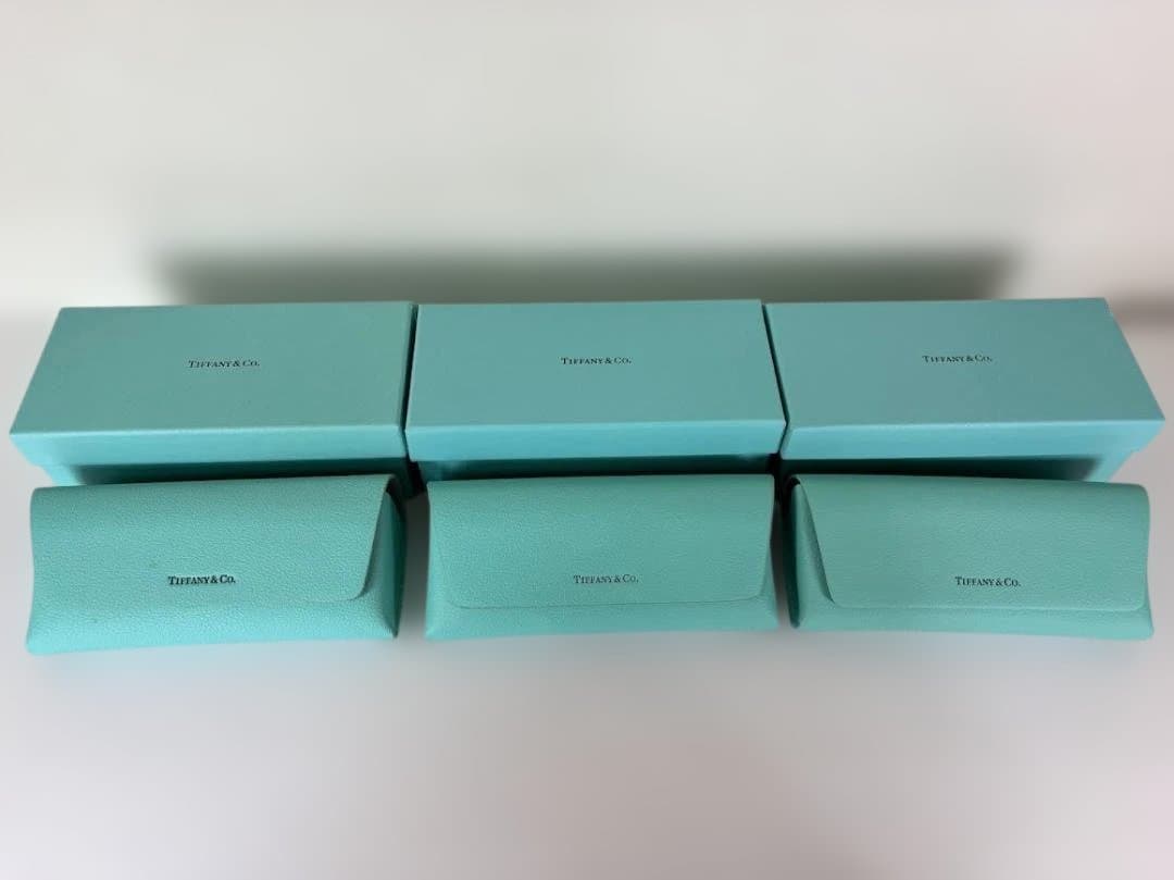 TIFFANY ティファニー 空メガネケース、空箱 3セット 新品自宅保存品
